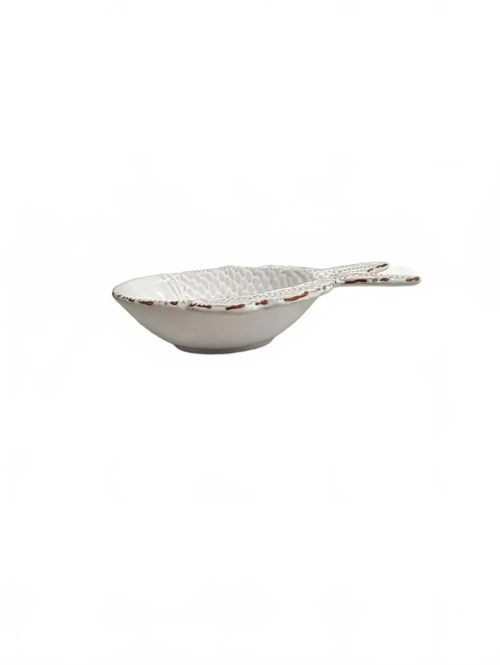 Mud Pie Ceramic Fish Shaped Decorative Bowl